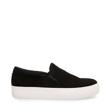 Gills Black Suede Slip On Sneaker Women S Suede Slip On Sneaker Steve Madden
