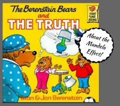 I just found a video on youtube explaining how the name berenstein bears had been changed to berenstain bears, sometime in the proof of parallel universe??? The Mandela Effect