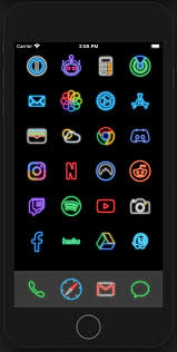 Here are some of the best neon app icons for you, start customizing your home screen with the best neon icons listed for you. Neon Nights Pack Of 50 Icons Download In Comments Iossetups