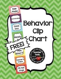 Behavior Clip Chart Classroom Management Free Cute Chevrons