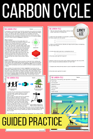The Carbon Cycle Guided Practice Pdf Digital Versions Carbon Cycle Middle School Science Resources Middle School Science Class