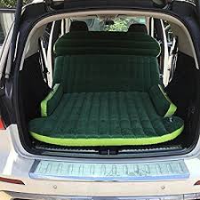 Amazon Com Suv Inflatable Car Air Mattress For Suv And Mini Trucks Portable Camping Car Bed With Inflata Inflatable Car Bed Car Mattress Air Mattress Camping