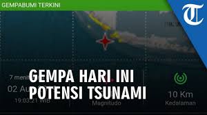 Untuk mengatasi issue kejadian bencana (gempa) yang merugikan. Gempa Hari Ini Di Wilayah Samudera Hindia Potensi Tsunami Youtube