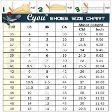 Perbandingan size kasut us (us size), saiz kasut eu (euro size), saiz kasut uk (uk size), dan kasut malaysia boleh dilihat dalam satuan panjang inci (inches) dan centimeter (cm). Cyou 2021 Fashion Casual Men Lace Up Running Sneakers Shoes Kasut Lelaki Lazada