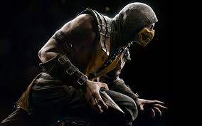 Download Wallpaper 3840x2400 Mortal Kombat X Scorpio Ninja Pose Ultra Hd 4k Hd Background Eglence