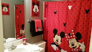 Finished Mickey And Minnie Bathroom For My Daughter And Son It S Hard Finding Bath Decor For Minnie Mouse Bathroom Decor Minnie Mouse Bathroom Girl Bathrooms
