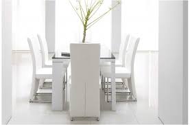 Beyond 7 Piece Dining Setting White Leather Dining Chairs Extendable Dining Room Table Dining Room Table