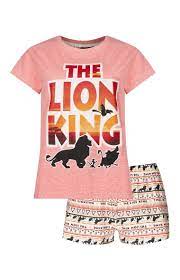 Pijama Lion King Cor De Laranja Sleepover Outfit Cute Pajamas Disney Sleepwear