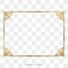 الذهب الرجعية الزخرفية تصميم الحدود Clipart صورة فوتوغرافية ذهبي Png والمتجهات للتحميل مجانا Digital Graphics Art Free Photoshop Gold