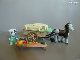 Sylvanian Carriole Cheval Et Fermier Rare Jouet Jeu Jouet Jeux
