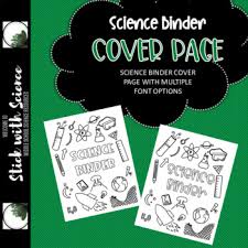 The printable science worksheets and journal pages are a great option if you need to extend the activities. Science Notebook Cover Page For Coloring Worksheets Tpt