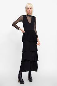 Image 1 Of Limited Edition Ruffled Dress From Zara Ruschenkleid Kleider Formelle Kleider