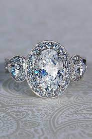 Oval Engagement Rings Halo Vintage White Gold Wedding Rings Vintage Oval Halo Engagement Ring Wedding Rings Unique