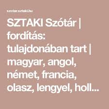 A nem csak a fordítás egy német szó, hogy magyar, de azt is lehetővé teszi, hogy lefordítani magyar mondatokat német mondatokat, vagy a. Sztaki Szotar Forditas Tulajdonaban Tart Magyar Angol Nemet Francia Olasz Lengyel Holland Bolgar Online Szotar Es Fordito Cello Inbox Screenshot
