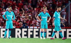 A great victory of granada at home against barcelona with goals of azeez and vadillo #granadabarça j05 laliga santander 2019/2020subscribe to the official. Granada Stun Barcelona To Go Top Despite Lionel Messi S Rescue Effort La Liga The Guardian