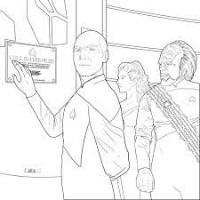 Coloring pages star trek free printable best auto market. Star Trek The Next Generation Adult Coloring Book Profile Dark Horse Comics