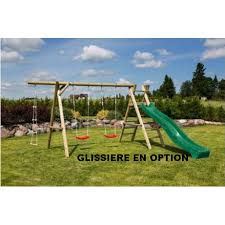 Agrès et accessoires de portiques. Portique Bois Henry Haut 2 30 M Serres Et Abris