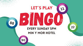BINGO at the Min Y Mor Every Sunday