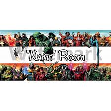 Earn points for what you already do as a marvel fan and redeem for cool rewards as a marvel insider. Marvel Personalised Bedroom Door Sign Any Text Name 4 Car Signs Direct The Uk S Best Handmade Car Signs Door Signs Room Signs And Much More