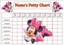 Potty Training Mickey Mouse Potty Training Chart