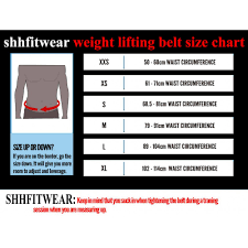 Shhfitwear Neoprene Weightlifting Belt