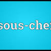 Pronunciation of chef with 4 audio pronunciations, 4 synonyms, 4 meanings, 10 translations, 31 sentences and more for chef. 1