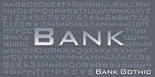 Bank gothic light, square 021. Pin On Fonts For Site