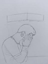 Lionel Messi At Anfield Daily Drawing Challenge Day 8 Heartbreak Hive > creating sketch 'outline' from face. lionel messi at anfield daily drawing