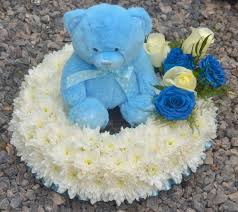Maybe you would like to learn more about one of these? Baby Funeral Wreath With Teddy Buy Online Or Call 020 3198 0358
