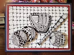 Baseball Zentangle Zen Doodle Patterns Zentangle Patterns Doodle Patterns