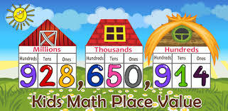 pictures place values in math easy worksheet ideas