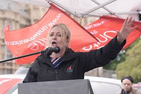 Unite: Lefty socialist boss of Britain's biggest union to remain in post  after being voted for by just 7% of members