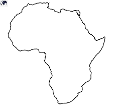 Spain is located in southwestern europe. Printable Blank Africa Map With Outline Transparent Png Map