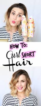 How To Curl Your Bob How To Curl Short Hair Short Hair Styles Medium Hair Styles