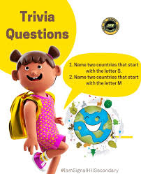We've got 11 questions—how many will you get right? What Time Is It Trivia Signal Hill Secondary School Facebook