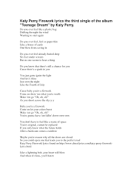 Katy Perry You Just Have To Say That You Re Fine Katy Perry Firework Lyrics The Third Single Of The Album Firework Lyrics Lyrics History Notes