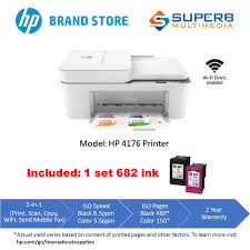 Do all the jobs in a shorter time because deskjet ink advantage 3835 can print up to 20 sheets per minute. Hp Deskjet Ink Advantage 4176 All In One Printer Print Copy Scan Wireless Send Mobile Fax Replace 3835 Shopee Malaysia