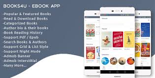 Free Download Books4u Android Ebook App Admin Panel Nulled Latest Version Downloader Zone