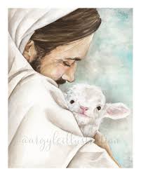 Watercolor Print Of Christ With A Lamb Etsy In 2020 Jesus Christ Art Jesus Painting Jesus Christ Painting