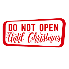 Do Not Open Until Christmas Free Svg File - SVG Heart