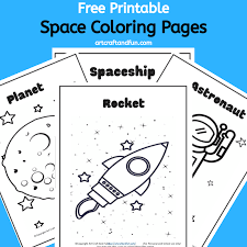 Show your kids a fun way to learn the abcs with alphabet printables they can color. Free Printable Space Coloring Pages Pack For Kids Of All Ages