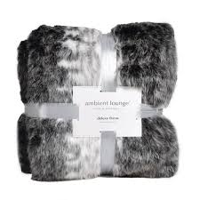 Black faux fur throw australia. Deluxe Faur Fur Throw In Wild Animal By Ambient Lounge