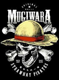 Mugiwara Straw Hat Pirate Lukisan Keluarga Seni Jepang Ilustrasi