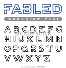 If you've ever paid even a little attention to the appearance of typed letters, you're noticing various fonts. Monogram Logo Font Vector Alphabet Design Stock Vector Royalty Free 370092584
