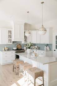 Ideas for cape cod kitchen ideas, they are numerous. Coastal Kitchen With Blue Backsplash Home Kitchens Beach House Kitchens Home Decor Kitchen