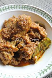 Azie Kitchen Rendang Ayam Mudah Dan Sedap Resep Ayam Buah Segar Ayam Goreng