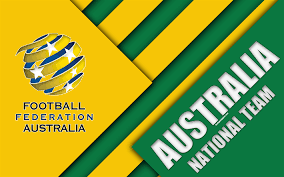 Download Wallpapers Australia Football National Team 4k Emblem Asia Material Design Yellow Green Abstraction Football Federation Australia Ffa Logo Australia Football Coat Of Arms Sports Wallpapers Material Design Football