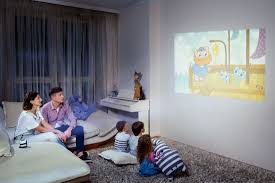 Cinemood 7.6cm (3) portable pocket projector turns any surface into a 3.66m (12ft.) personal even with the app it is difficult id like to see them make a remote for it and add some extra lumens to it or lower the price. Portable Movie Theater By Cinemood