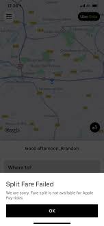 To add google pay as a payment method: Uber Support On Twitter Here To Help Apple Pay May Not Work On Split Fares If You Use Apple Pay But Want To Split A Fare You May Need To Use Another