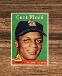 Curt Flood's Baseball Cards